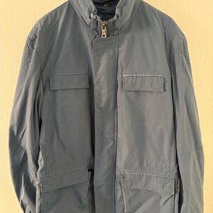 Elie Tahari Men's Gray Military Jacket